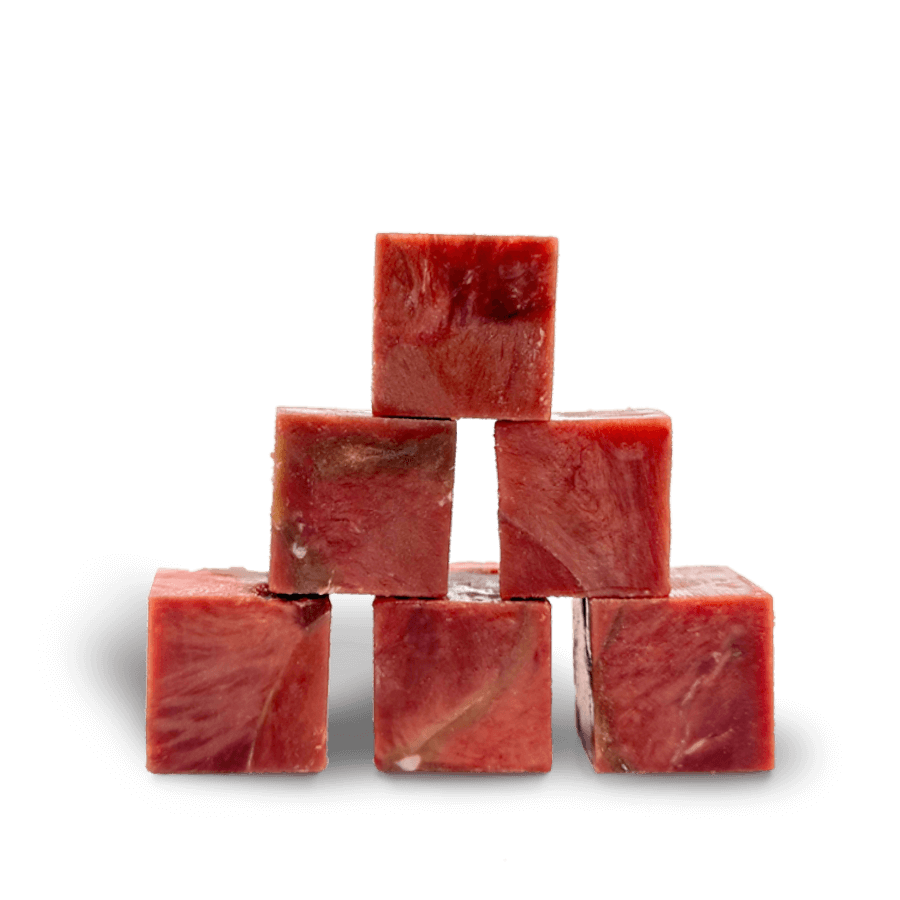 Graf Barf Büffelherz, gefroren in Würfeln BARF Büffelherz, gefroren in Würfeln