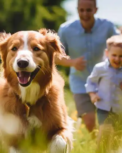 Familienmitglied Hund Familienmitglied Hund