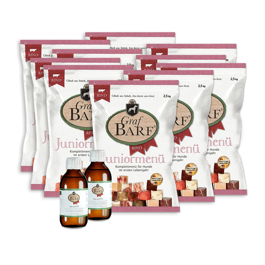 Graf Barf Juniorpaket Rind zum Sparpreis Graf Barf Juniorpaket Rind