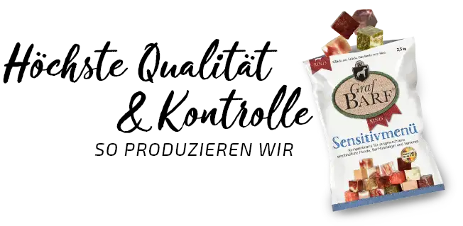 Hoöchte Qualität und Kontrolle so produzieren wir Höchste Qualität und Kontrolle so produzieren wir offener Sensitivmenübeutel