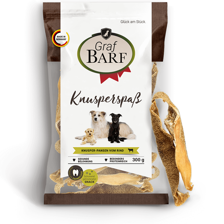 Graf Barf Knusperspaß Rinderpansen getrocknet Graf Barf Knusperspaß Rinderpansen getrocknet