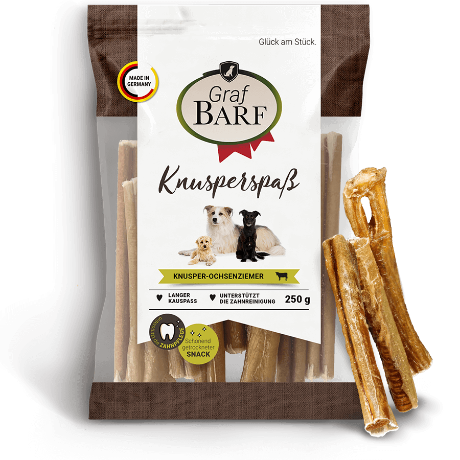 Graf Barf Knusperspaß Ochsenziemer getrocknet Graf Barf Knusperspaß Ochsenziemer getrocknet